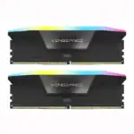 رم DDR5 دوکاناله کورسیر 32GB (16*2) مدل VENGEANCE RGB 6400Mhz CL32